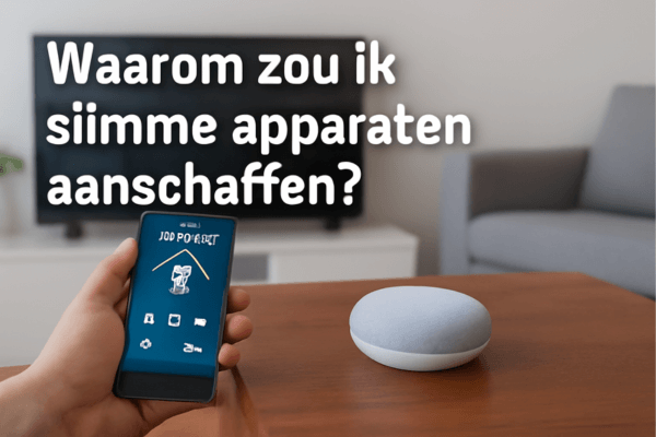Waarom zou ik slimme apparaten aanschaffen?